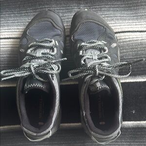 Merrell All Out Blaze Aero Charcoal and Slate Trail Shoes, women’s size 7